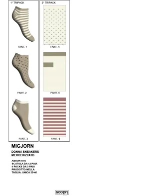 Calcetin Sra Invisible Mercerizado Migjorn