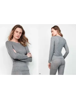 Camiseta Sra M/L Lana Y Viscosa