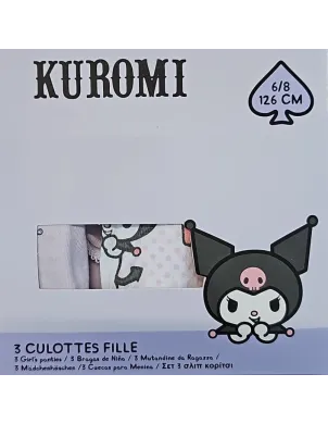 Pack 3 Braguitas Kuromi