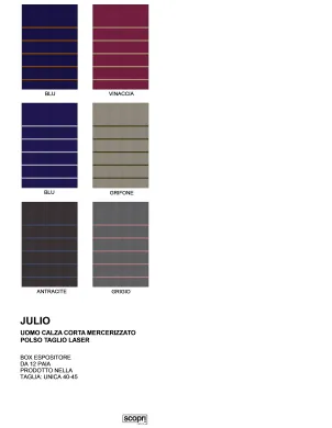 Calcetin Cro Fantasia Mercerizado Rulo