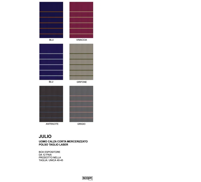 Calcetin Cro Fantasia Mercerizado Rulo