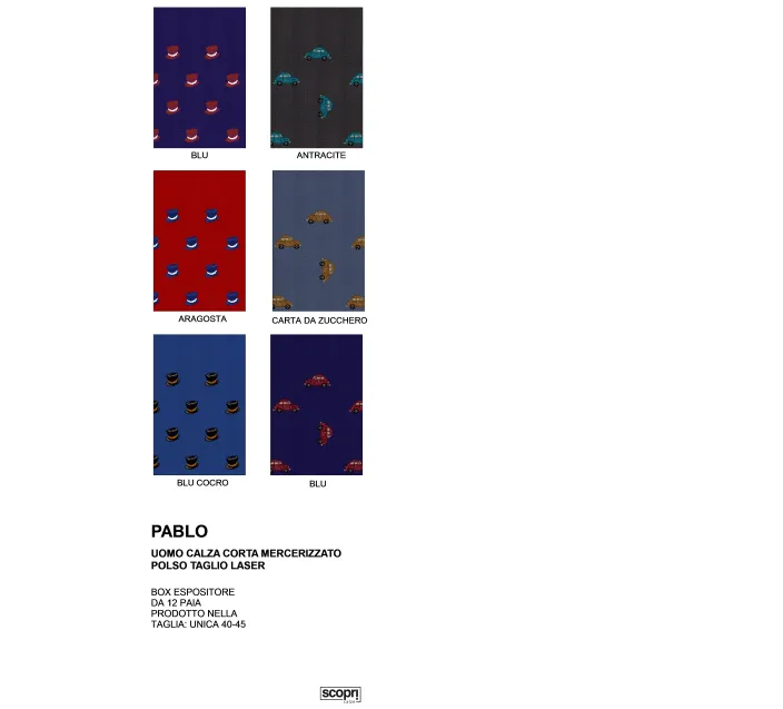 Calcetin Cro Fantasia Mercerizado Rulo