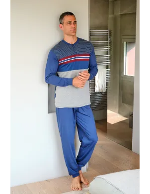 Pijama Cro M/L Pantalon Largo