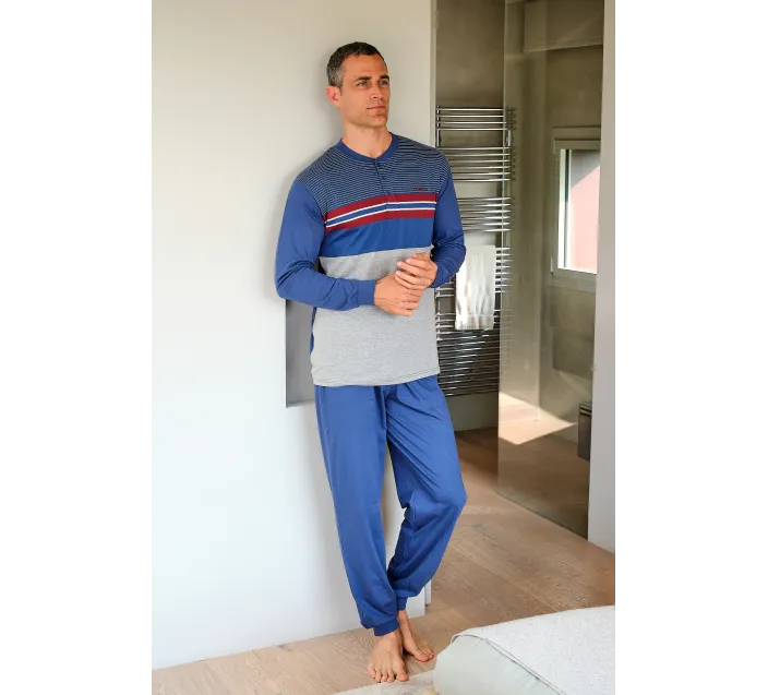 Pijama Cro M/L Pantalon Largo