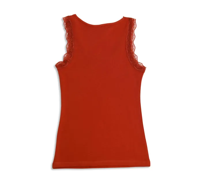 Camiseta Canotta Terracota Algodon