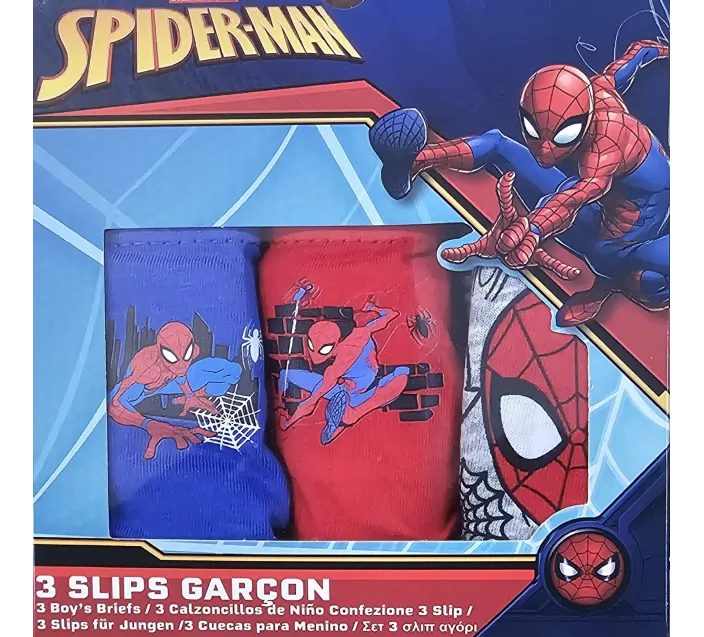 Pack 3 Slips Spiderman