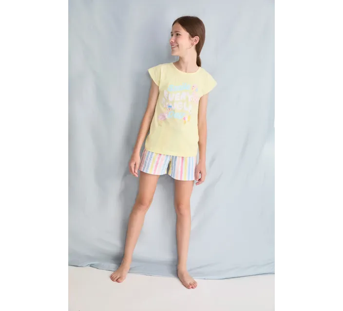 Pijama Niña M/C P/C Smile