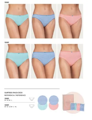 Pack 2 Bikini Sra Rayas