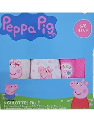 Pack 3 Braguitas Peppa Pig