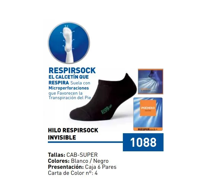 Calcetin Cro Invisible Respirshock