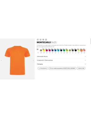 Camiseta Junior Tecnica Montecarlo 2