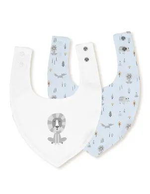 Pack 2 Baberos Bandana 20x30 Fox Leon