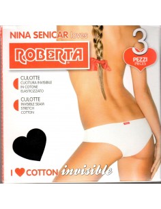 Pack 3 Culottes Sra Invisible