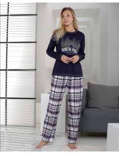 Pijama Sra M/Larga 100%...